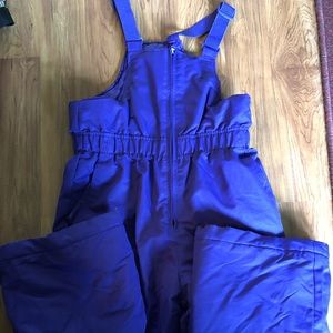 Girls Purple Snow Pants